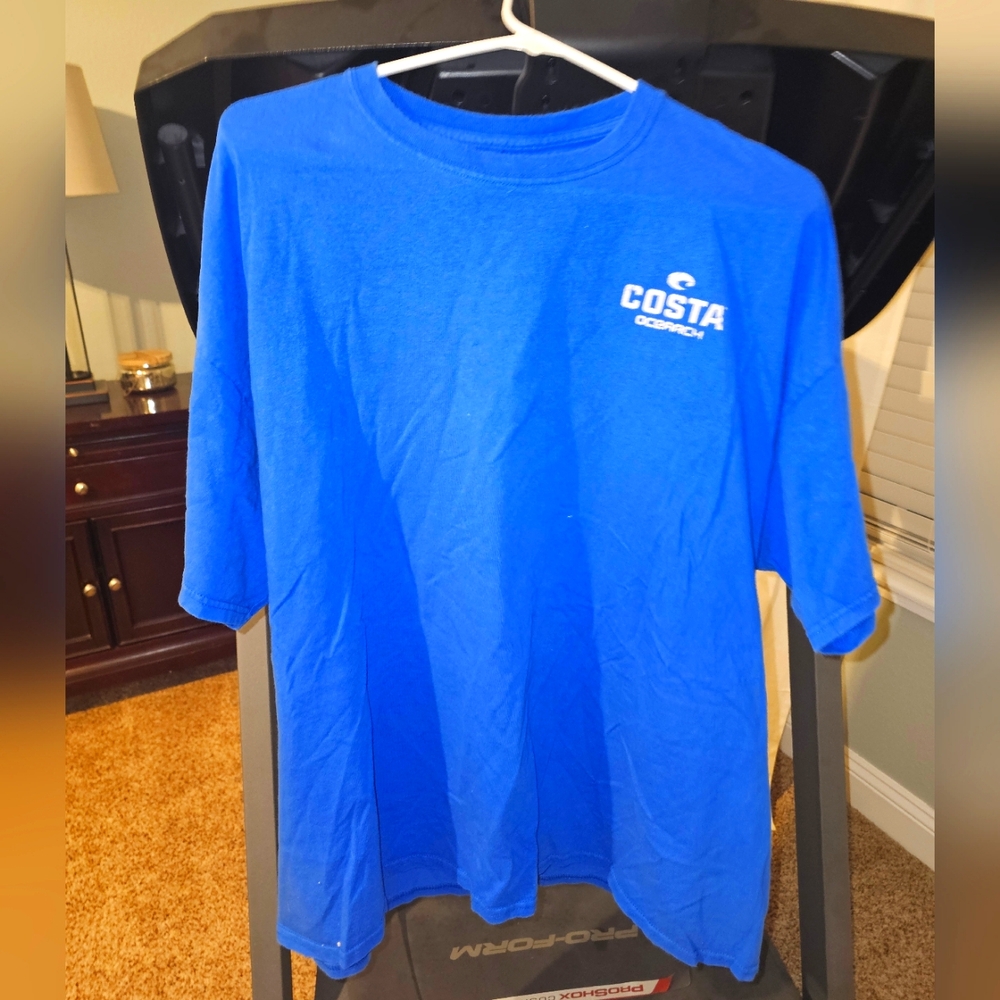 Mens Costa Del Mar T-Shirt - Blue - Size XXL
